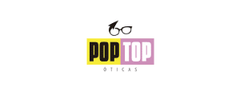 Logo Pop Top Óticas