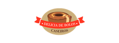Logo Delícia de Bolos Caseiros